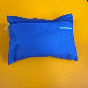 Turkish Airlines Blue Mandarina Duck Amenity Kit Toiletry Travel Bag 7 Items New